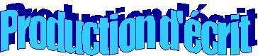 Production d'�crit